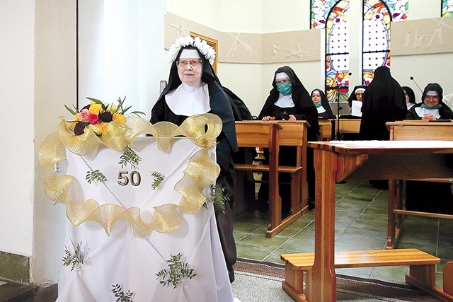 Jubilatka podczas uroczystości.