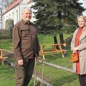 Niebawem wyrosną tu kwiaty, warzywa i owoce, które będzie można podlewać deszczówką z cystern.