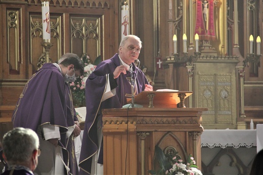 Ks. Władysław Basista - pożegnanie na Załężu
