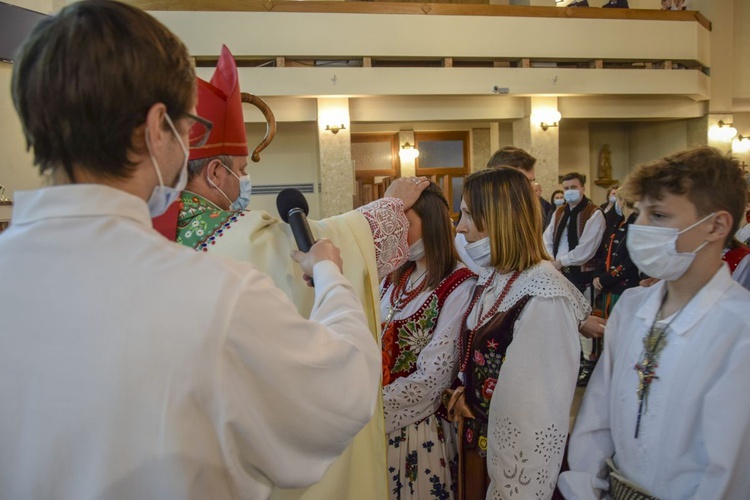 Bierzmowanie w Ochotnicy Górnej