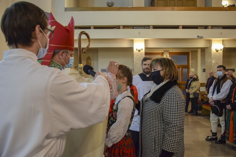 Bierzmowanie w Ochotnicy Górnej