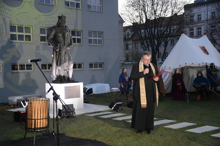 Odsłonięcie pomnika Władysława Opolczyka