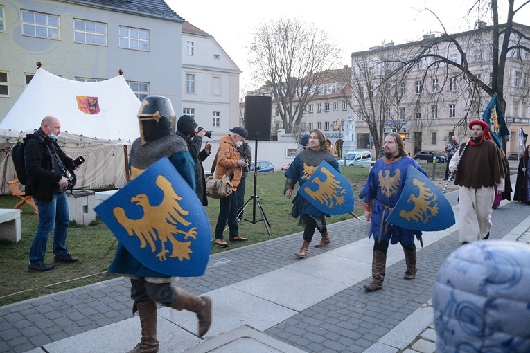 Odsłonięcie pomnika Władysława Opolczyka