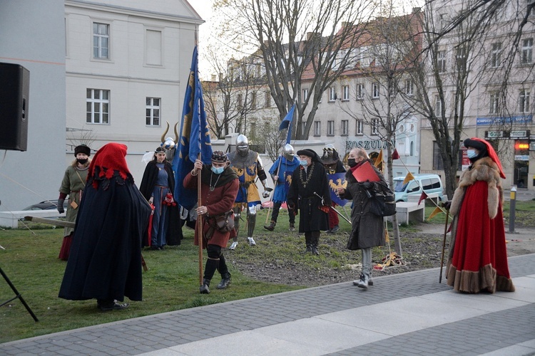 Odsłonięcie pomnika Władysława Opolczyka