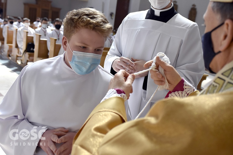 Błogosławieństwo ceremoniarzy i lektorów w diecezji świdnickiej 2021