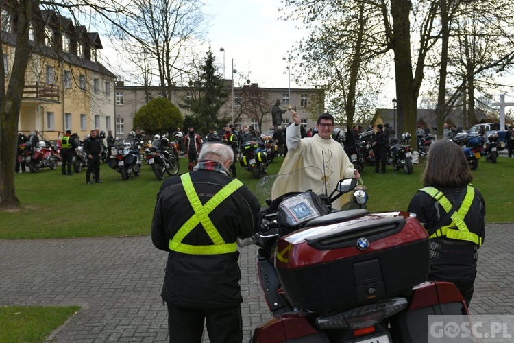 Modlitwa w intencji motocyklistów w Rokitnie