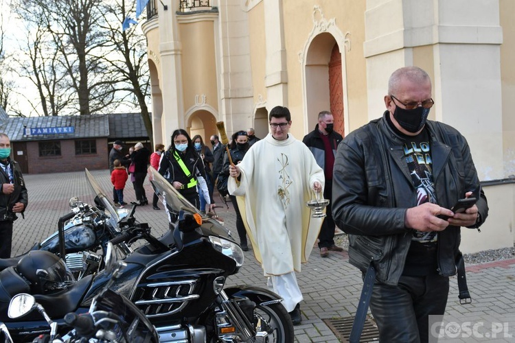 Modlitwa w intencji motocyklistów w Rokitnie