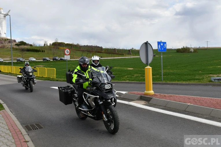 Modlitwa w intencji motocyklistów w Rokitnie