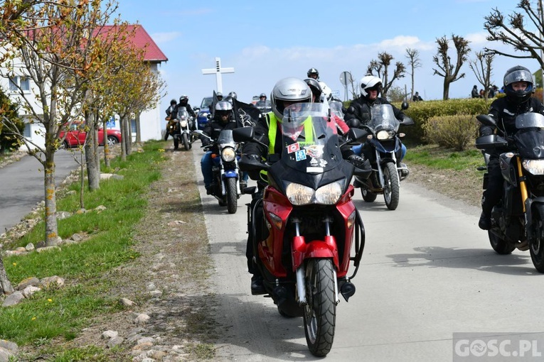 Modlitwa w intencji motocyklistów w Rokitnie