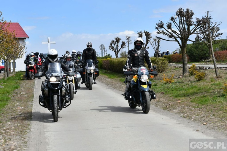Modlitwa w intencji motocyklistów w Rokitnie