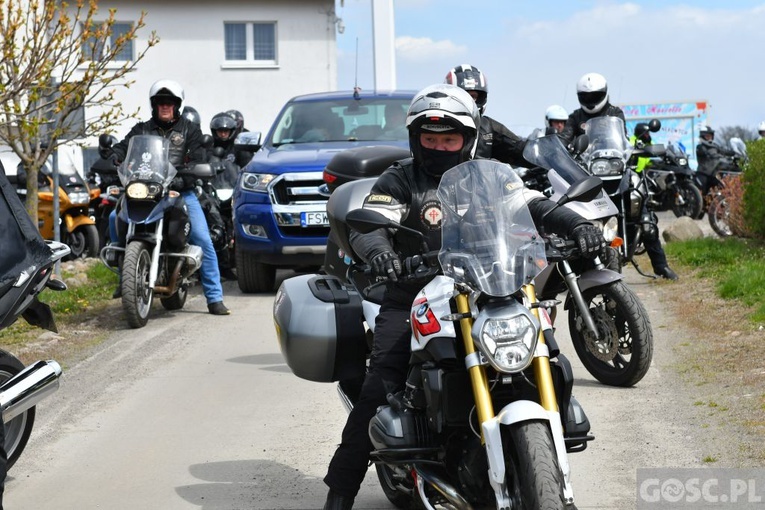 Modlitwa w intencji motocyklistów w Rokitnie