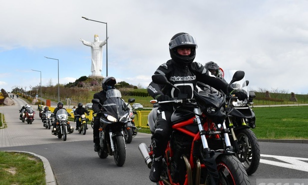 Modlitwa w intencji motocyklistów w Rokitnie