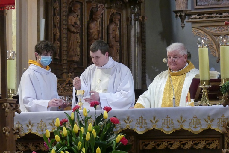 Niedziela Powołań - klerycy w bielsko-żywieckich parafiach: Wilamowice 2021