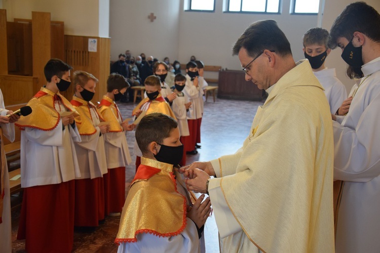 Nowi ministranci w Dobrej
