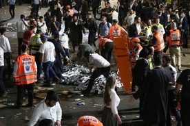 Izrael: Sprzeczne informacje o przyczynach i ofiarach tragedii pod górą Meron