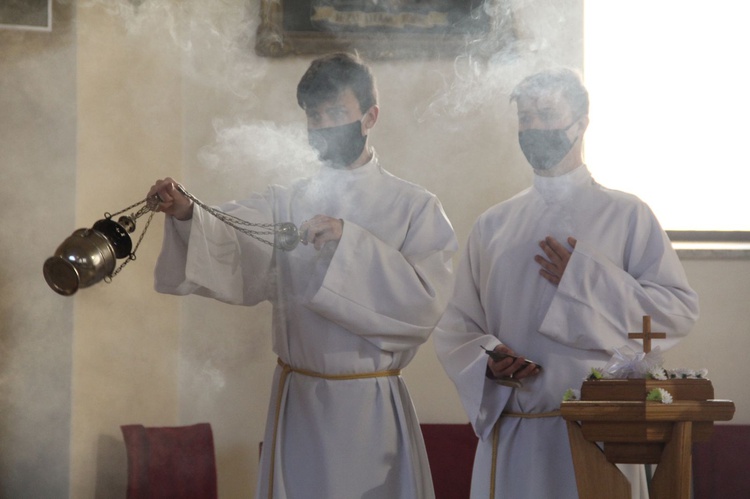 Łękawka. Poświęcenie kapliczki Matki Bożej Królowej Pokoju