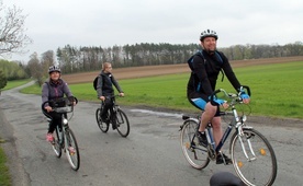 Rowerami trasą Ekstremalnej Drogi Krzyżowej