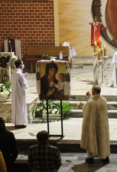 Greckokatolicka liturgia Wigilii Paschalnej w Bielsku-Białej-Leszczynach