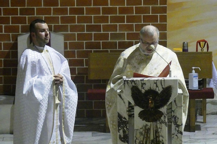 Greckokatolicka liturgia Wigilii Paschalnej w Bielsku-Białej-Leszczynach