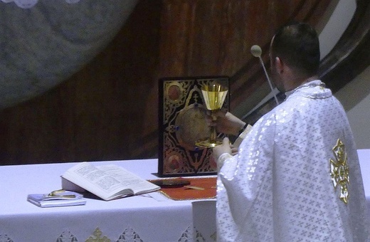 Greckokatolicka liturgia Wigilii Paschalnej w Bielsku-Białej-Leszczynach