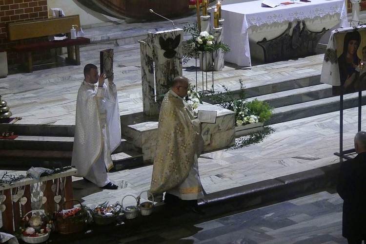 Greckokatolicka liturgia Wigilii Paschalnej w Bielsku-Białej-Leszczynach