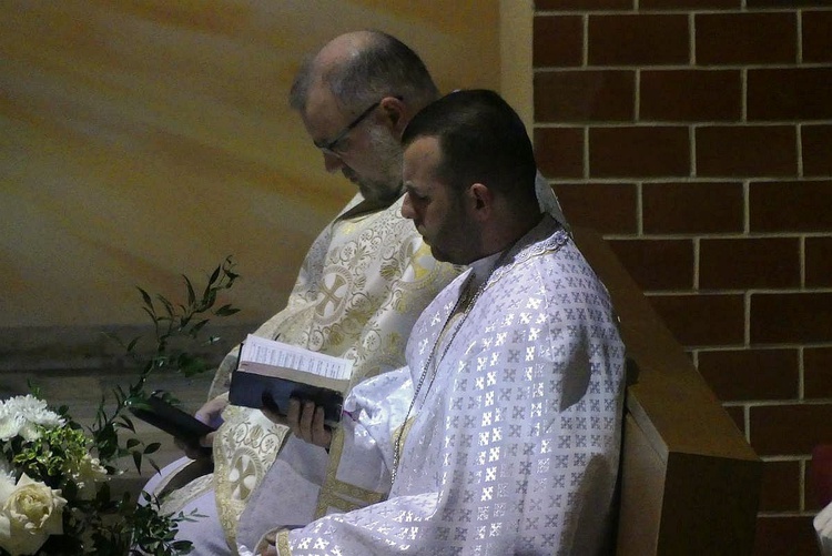 Greckokatolicka liturgia Wigilii Paschalnej w Bielsku-Białej-Leszczynach