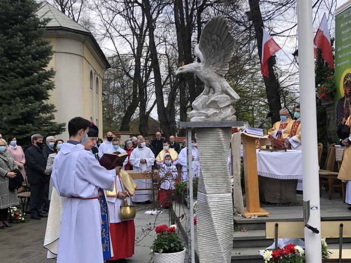 Uroczystość 40. rocznicy 3-majowej Mszy św. "Solidarności" w Andrychowie - 2021