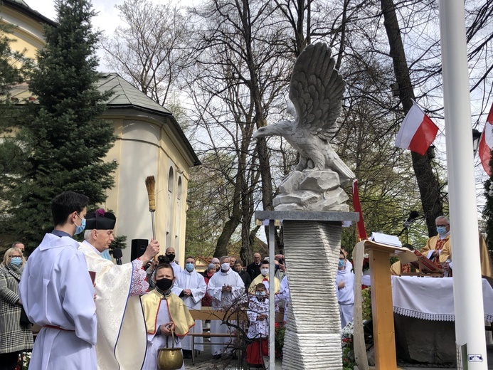 Uroczystość 40. rocznicy 3-majowej Mszy św. "Solidarności" w Andrychowie - 2021