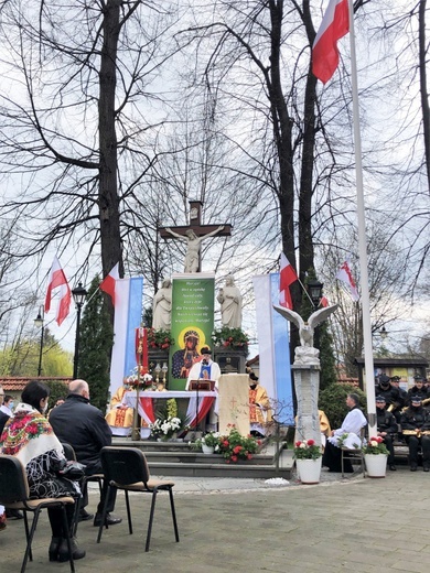 Uroczystość 40. rocznicy 3-majowej Mszy św. "Solidarności" w Andrychowie - 2021