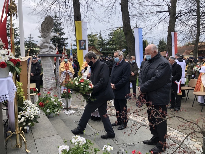 Uroczystość 40. rocznicy 3-majowej Mszy św. "Solidarności" w Andrychowie - 2021