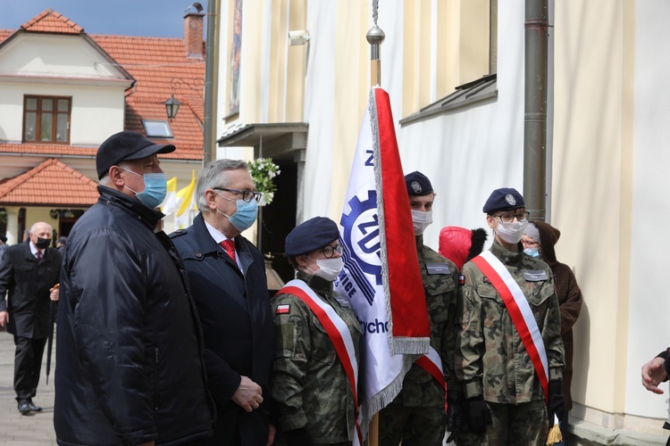 Uroczystość 40. rocznicy 3-majowej Mszy św. "Solidarności" w Andrychowie - 2021