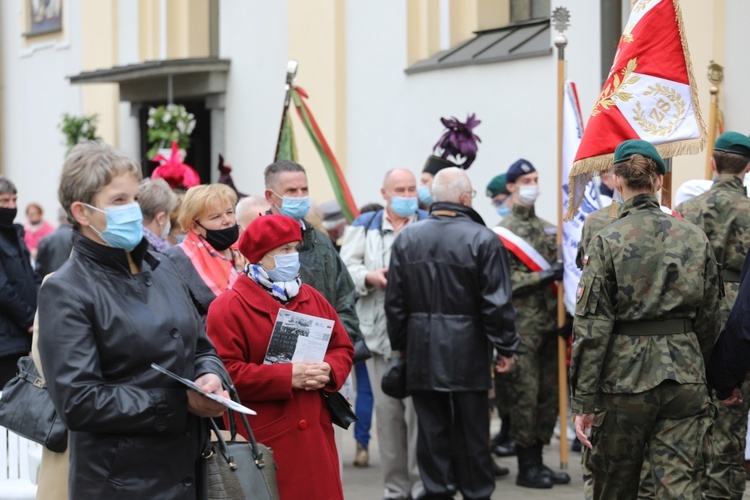 Uroczystość 40. rocznicy 3-majowej Mszy św. "Solidarności" w Andrychowie - 2021