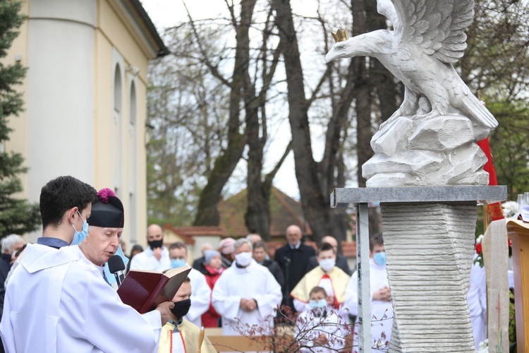 Uroczystość 40. rocznicy 3-majowej Mszy św. "Solidarności" w Andrychowie - 2021