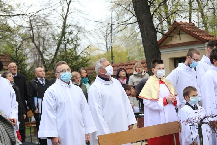 Uroczystość 40. rocznicy 3-majowej Mszy św. "Solidarności" w Andrychowie - 2021