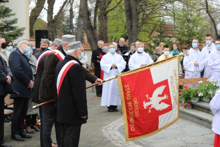 Uroczystość 40. rocznicy 3-majowej Mszy św. "Solidarności" w Andrychowie - 2021