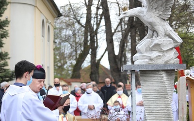 Uroczystość 40. rocznicy 3-majowej Mszy św. "Solidarności" w Andrychowie - 2021