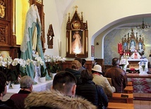 ▲	Nabożeństwo z Mszą św. odbyło się w 7. rocznicę kanonizacji Jana Pawła II.