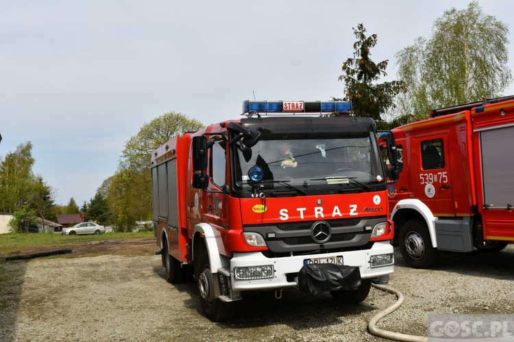 Pożar plebanii w Jakubowie już ugaszony