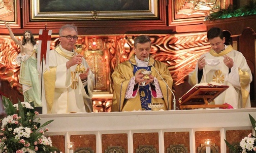 Uroczystość 3 maja w katedrze św Mikołaja w Bielsku-Białej.