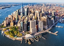 Nowojorski Manhattan. Z powodu wysokich podatków ze stanu Nowy Jork wyprowadza się najwięcej mieszkańców.