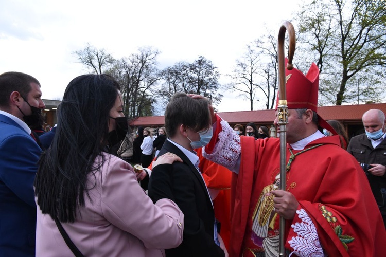 Bierzmowanie w Szczepanowie