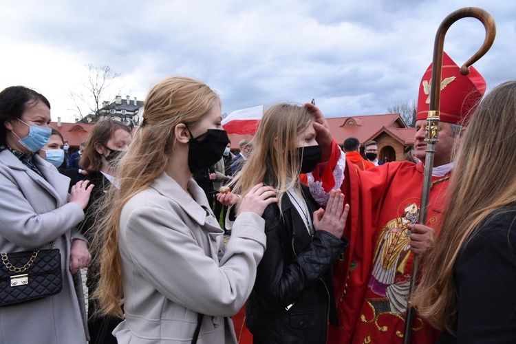 Bierzmowanie w Szczepanowie