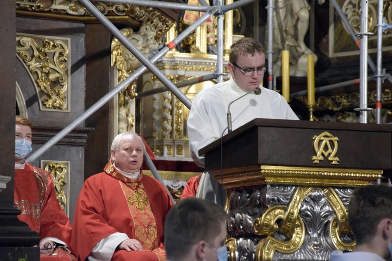 Z modlitwą o powołania w katedrze