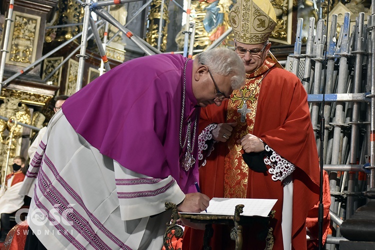 Uroczystość św. Stanisława Biskupa i Męczennika w katedrze świdnickiej