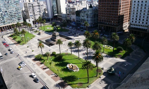 Plac Niepodległości w Montevideo