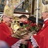 	W czasie celebry  bp Marek złożył życzenia bp. Adamowi z okazji koronkowej rocznicy sakry biskupiej.