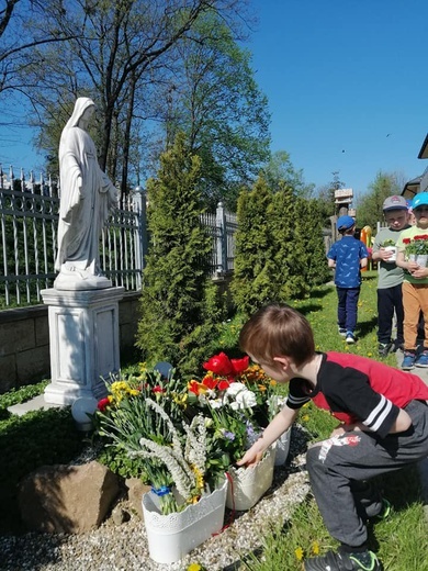 Kwiaty dla Matki Bożej