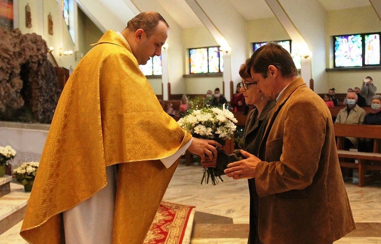 Msza św. na Złotych Łanach w ramach pielgrzymki oazy rodzin do św. Józefa.