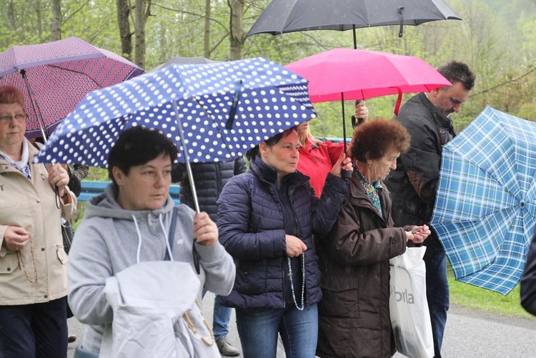 101. urodziny św. Jana Pawła II przy starej kuźni w Rzykach