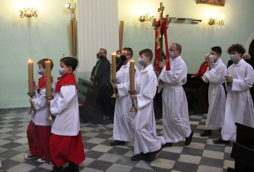 Podziękowanie za pracę służby zdrowia w czasie epidemii w Cieszynie